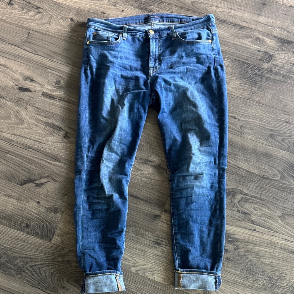 Seven for All Mankind Women’s Gwenevere Blue Jeans 32